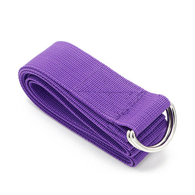 Women Yoga Stretch Strap Multi-Colors D-Ring Belt